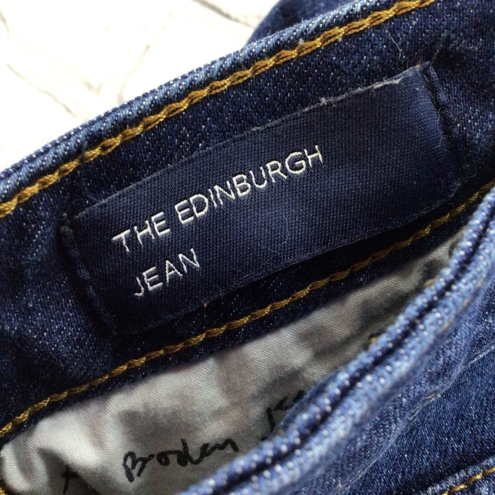 Boden The Edinburgh Jean Womens‎ Sz 12 Dark Wash Slim
